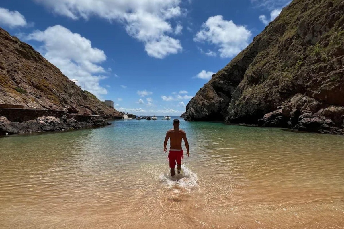 Visitors exploring the Berlengas Nature Reserve
