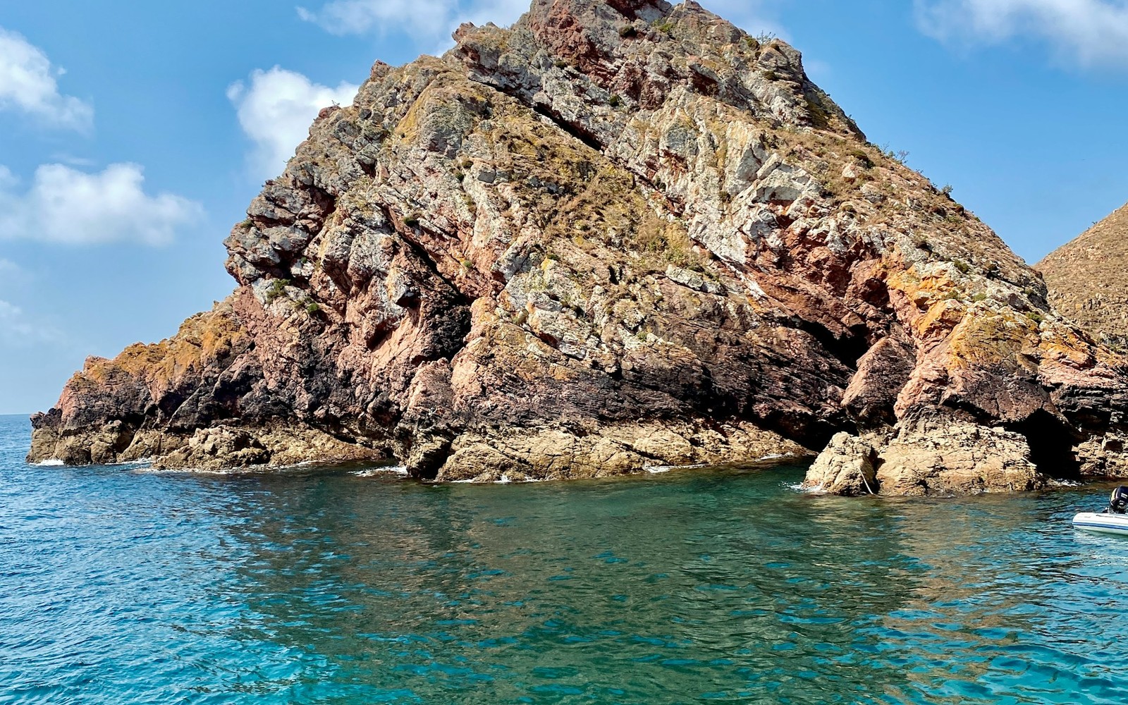 Rocky shoreline and clear Atlantic water at Berlenga Grande